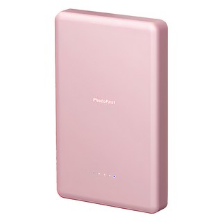 PhotoFast 銀箭資訊 Mag Slim 磁吸無線行動電源 10000mAh 支援Qi2 超薄12.7mm, 玫瑰金