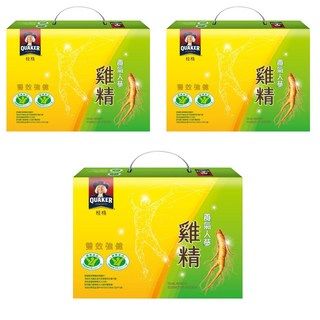 QUAKER 桂格 養氣人蔘雞精禮盒 8罐, 544ml, 3盒