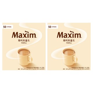 맥심 화이트골드 커피믹스, 11.7g, 50개입, 2개