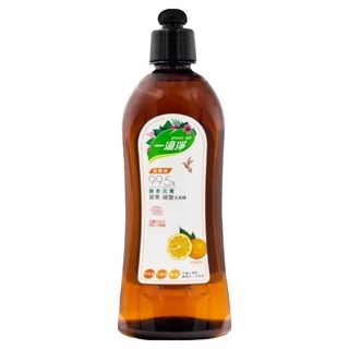 一滴淨 蘆薈多酚食品用洗潔精, 法國ECOCERT驗證 成分安全可靠, 99.5%綠本元素 無化學香精, 溫和配方 不傷手 易沖洗, 450g, 1瓶