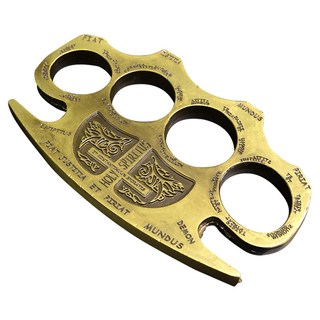 마메 호신용 글러브 너클 골드 T0019, 1개