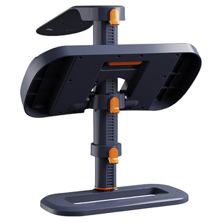 KneeGuardKids 兒童汽車座椅腳踏板, 深灰+橘色, 1入