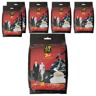 G7 三合一咖啡，香醇濃郁，方便攜帶，隨時沖泡, 16g, 20包, 6袋