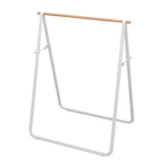 IRIS OHYAMA 愛麗思歐雅瑪 原木造型天然曬衣架, 原木色