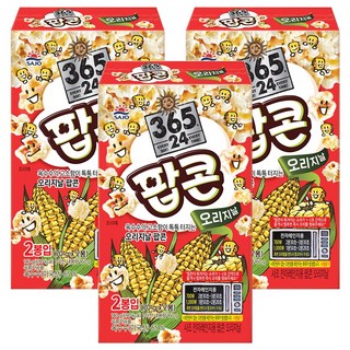 삼육오점이사 사조 전자레인지용 팝콘 오리지날, 140g, 3개