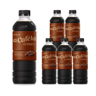 a cafe la ALL DAY無糖美式咖啡, 1L, 6個