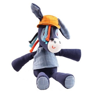 Lilliputiens 比利時 好安心陪伴偶 伊格納斯小驢, 驢 多色, 1個