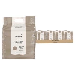 Noopii 美好尿布 黏貼型 5號 12~18kg, XL, 128片