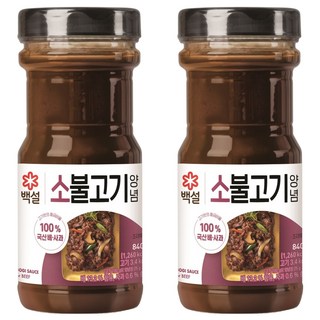 백설 소불고기 양념, 840g, 2개