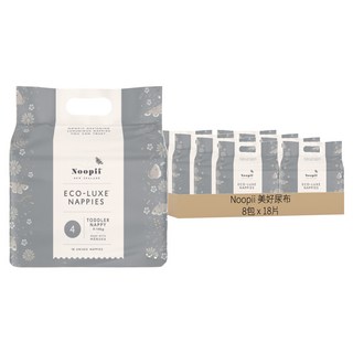 Noopii 美好尿布 黏貼型 4號 9~14kg, L, 144片
