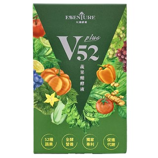大漢酵素 V52蔬果維他植物醱酵液PLUS 52種蔬果 全酵營養, 15ml, 10包, 1盒