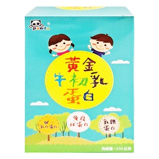 panda 鑫耀生技 黃金牛初乳蛋白, 100顆, 2g, 1罐