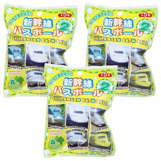 SK JAPAN 新幹線 沐浴球內附玩具 全5種, 75g, 3包