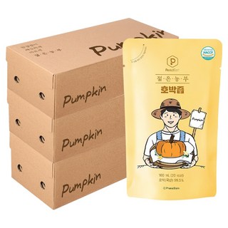 푸릇담 젊은농부 호박즙, 3L, 3개