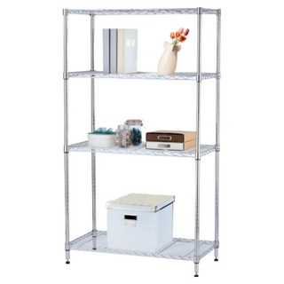 KI WISH 居家生活 重型層架, 銀色, 4層
