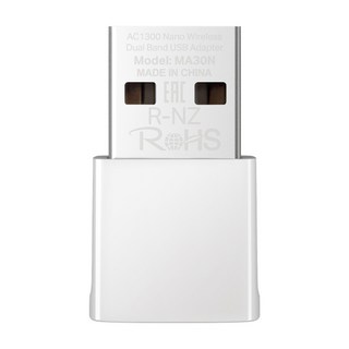 MERCUSYS 水星網路 AC1300 雙頻/迷你型/無線微型USB網路卡 內建天線, 1個, MA30N