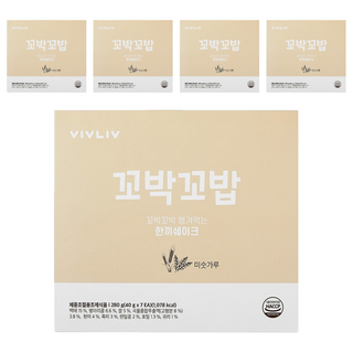 VIVLIV 蛋白奶昔粉 麵茶穀物口味, 280g, 5盒