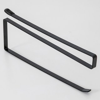 깨비다 클립형 키친타올 걸이, 블랙, 1개