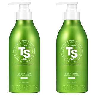 TS 올뉴플러스 샴푸, 500g, 2개