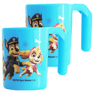 汪汪隊立大功 PP牙刷杯, 藍色, 2個