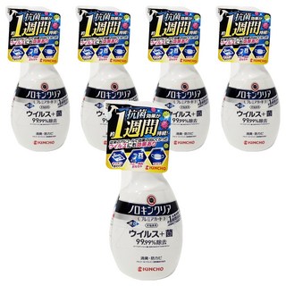 KINCHO 金鳥 台灣公司貨 諾羅out速效抗菌防霉消臭噴霧, 300ml, 5瓶