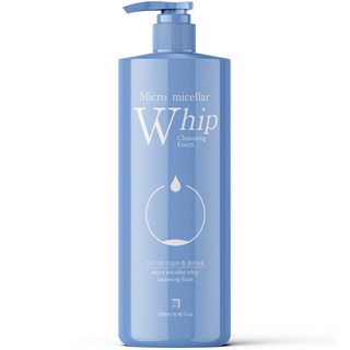 살림백서 마이크로 미셀라 휩 클렌징폼, 500ml, 1개