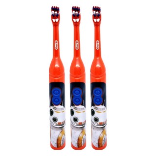 Oral-B 歐樂B 星際大戰 幼兒電動牙刷 DB3010, 3個, 1入, 紅色