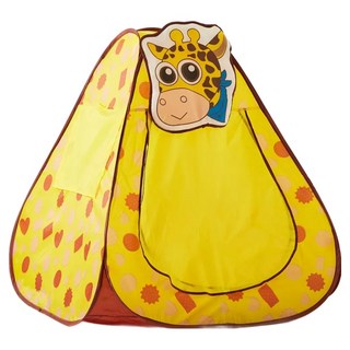 Ching Ching 親親 長頸鹿帳蓬+100球 彩盒裝, 黃色, 1組