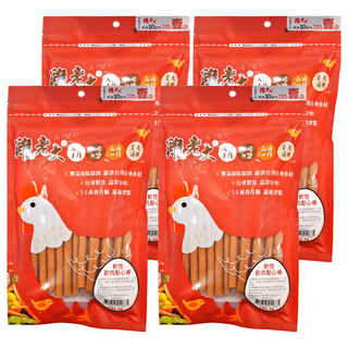 雞老大 軟性雞肉點心棒 無鹽低脂無著色 全犬種適用, 170g, 4包