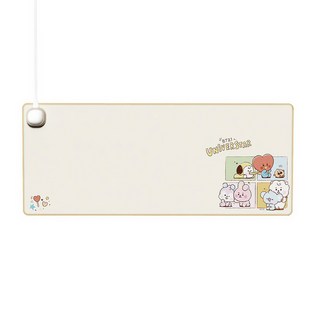 SOTHING 向物 BT21多功能暖桌墊 77W, 320 x 800 x 2.5mm, 黃色, 1個