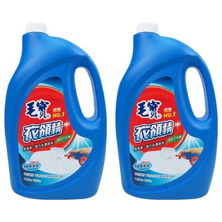毛寶衣領精, 酵素升級配方, 獨特除垢成分, 強力去漬除垢, 2kg, 2瓶