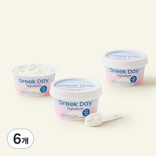 그릭데이 그릭요거트 시그니처, 100g, 6개