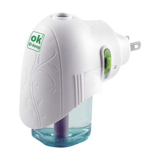 O-keep 歐可生技 OK電熱芳香防霉器 有效去除霉味 無毒害 適用於5~7坪室內空間, 45ml, 1組, 清新