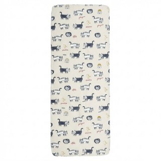 kUSUgURU JAPAN 日本眼鏡貓 Matilda-san系列 乾濕兩用紗布毛巾, 米黃色, 1條