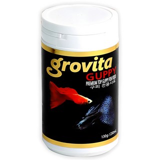 그로비타 구피 열대어 사료, 250ml, 130g, 1개