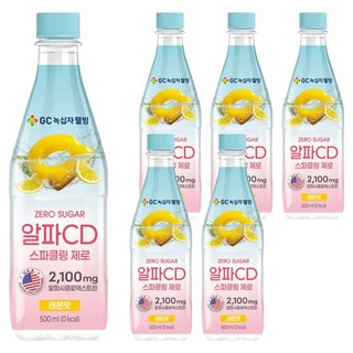 GC Wellbeing Alpha-CD 零卡氣泡飲 檸檬口味, 6個, 500ml
