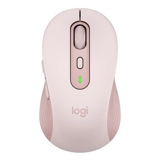 logitech 羅技 多工靜音無線滑鼠, M750, 玫瑰粉