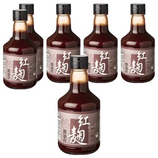 菇王 紅麴醬油膏，300ml，自然釀造，無添加劑, 6瓶