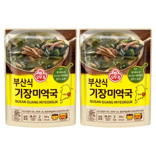 오뚜기 부산식 기장 미역국, 500g, 2개