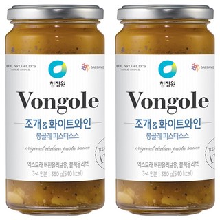 清淨園 蛤蜊白酒Vongole義大利麵醬, 360g, 2個