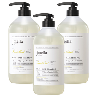jmella 法式香氛洗髮精 青檸羅勒, 3瓶, 1L