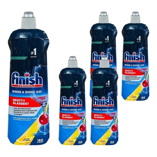 finish 光潔劑 洗碗機專用 檸檬 平輸品, 800ml, 5瓶