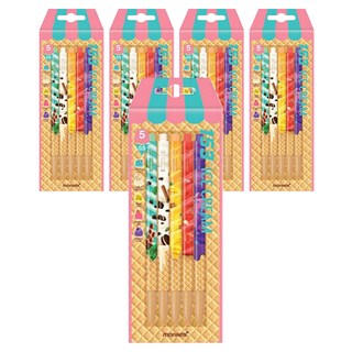 모나미 153 아이스크림 볼펜 0.5mm, 5종, 5세트