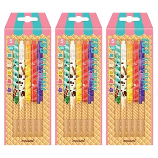 모나미 153 아이스크림 볼펜 0.5mm, 5종, 3세트
