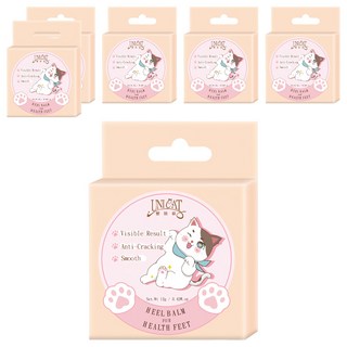 UNICAT 變臉貓 超保濕護足霜 12g 抗裂 平滑, 6個, 1入