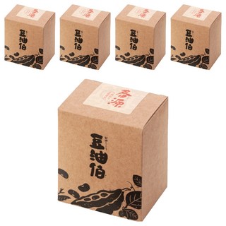 豆油伯 春源釀造醬油 隨身包 6入 台灣黑豆 台灣小麥釀造 無麩質不含碘, 90ml, 5盒