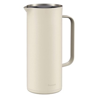 Peacock 日本孔雀 Living Pot 時尚保溫壺/不鏽鋼水壺/桌上壺 - 雪山白, 1L, 1個