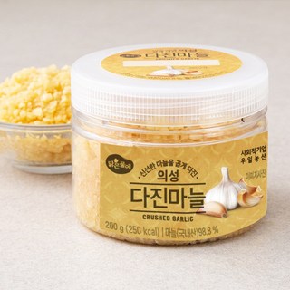 맑은물에 의성 다진마늘, 200g, 1개