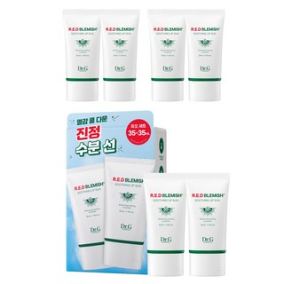 닥터지 레드 블레미쉬 수딩 업 선크림 SPF50+ PA++++, 35ml, 6개
