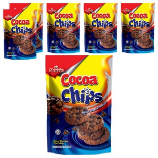 巧克力可可豆曲奇餅 9包入, 6袋, 100g